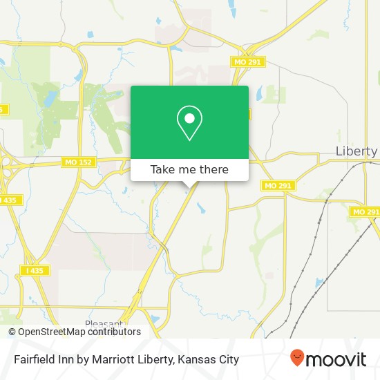 Fairfield Inn by Marriott Liberty map