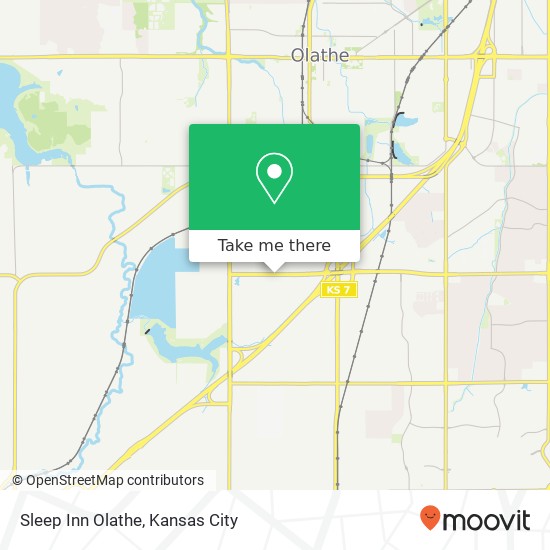 Sleep Inn Olathe map