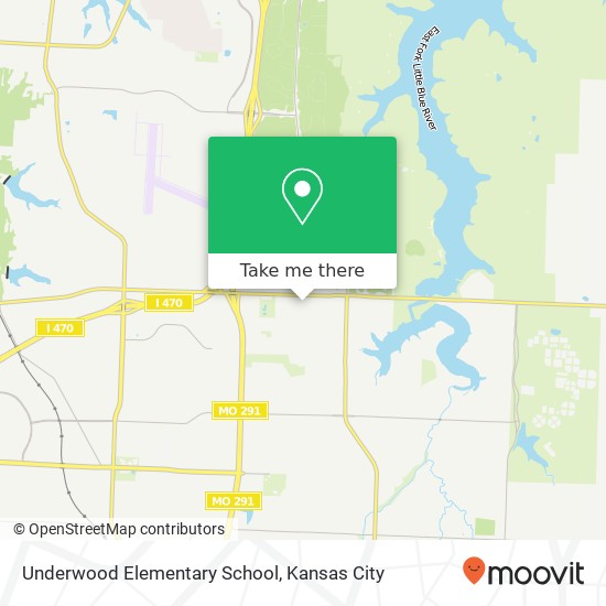 Mapa de Underwood Elementary School