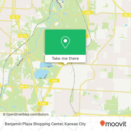 Mapa de Benjamin Plaza Shopping Center