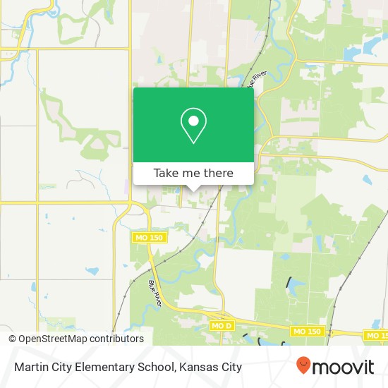 Martin City Elementary School map