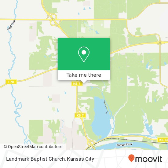 Landmark Baptist Church map