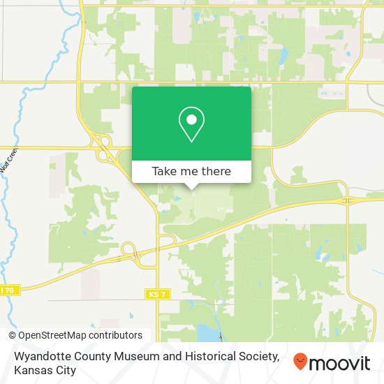 Wyandotte County Museum and Historical Society map