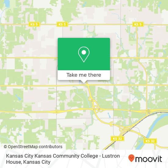 Kansas City Kansas Community College - Lustron House map