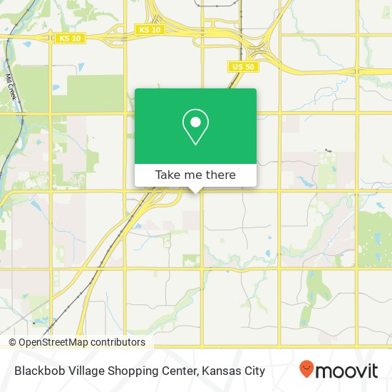 Mapa de Blackbob Village Shopping Center