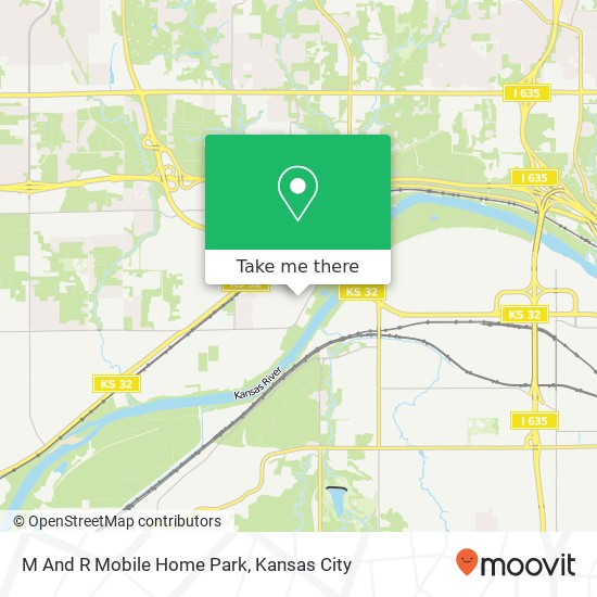 M And R Mobile Home Park map