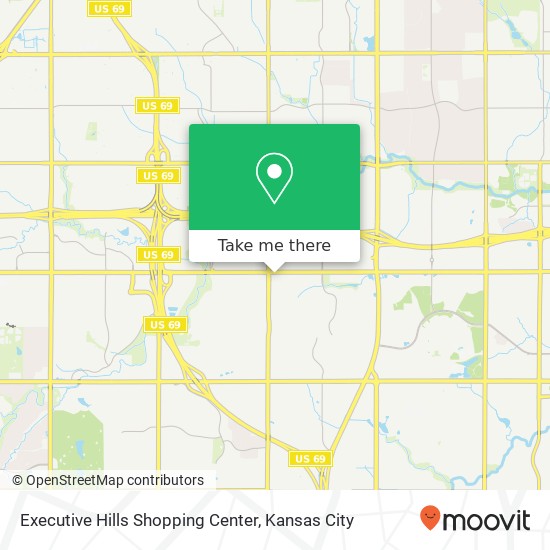 Mapa de Executive Hills Shopping Center