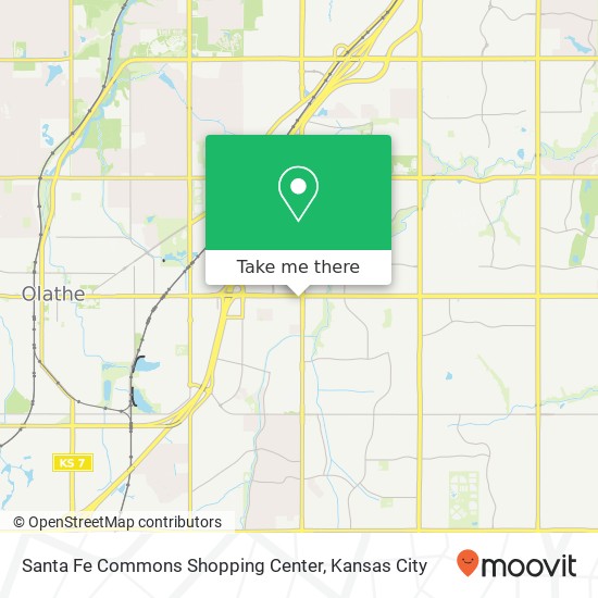 Mapa de Santa Fe Commons Shopping Center