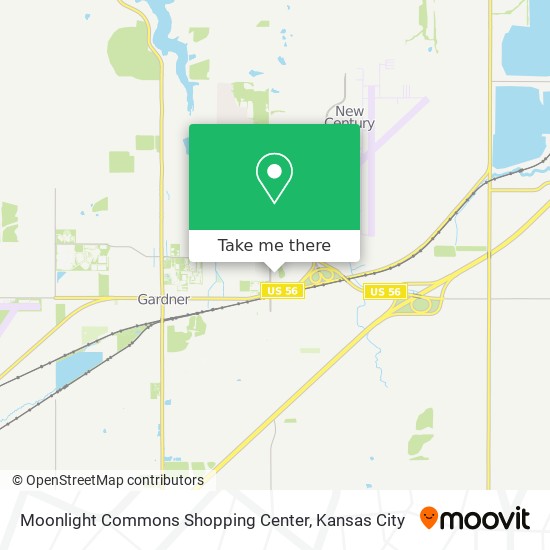 Mapa de Moonlight Commons Shopping Center