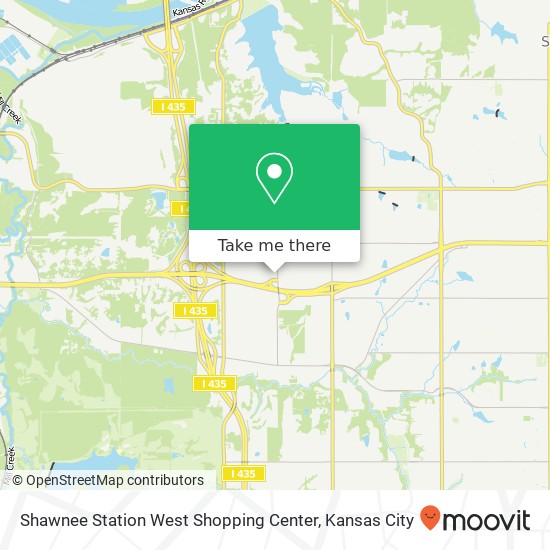 Mapa de Shawnee Station West Shopping Center