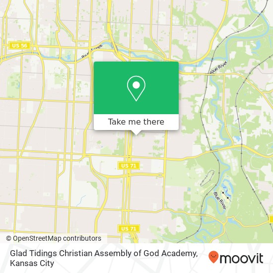 Glad Tidings Christian Assembly of God Academy map