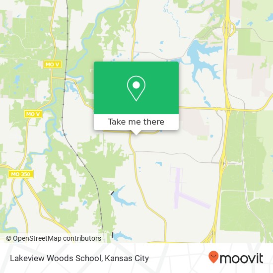 Lakeview Woods School map