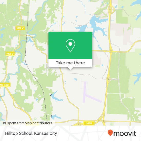 Mapa de Hilltop School