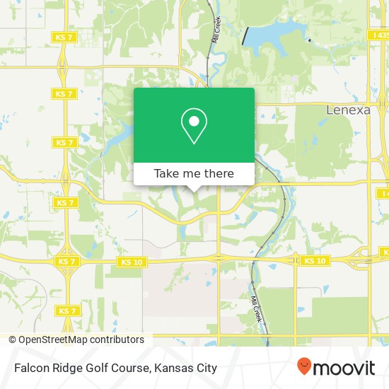 Falcon Ridge Golf Course map