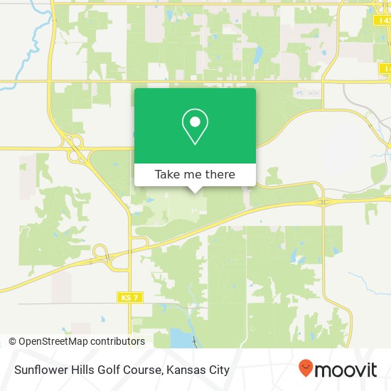 Sunflower Hills Golf Course map