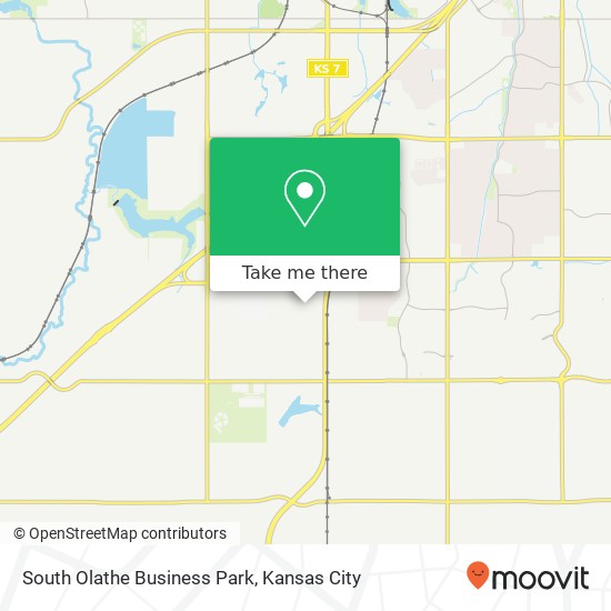 Mapa de South Olathe Business Park