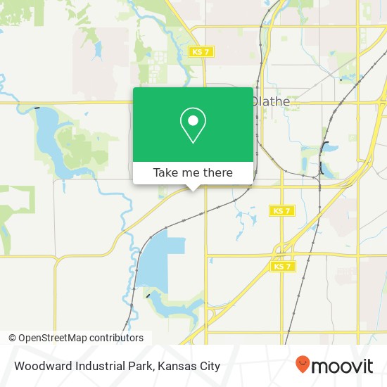 Mapa de Woodward Industrial Park
