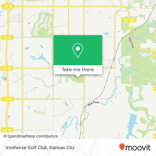 Ironhorse Golf Club map