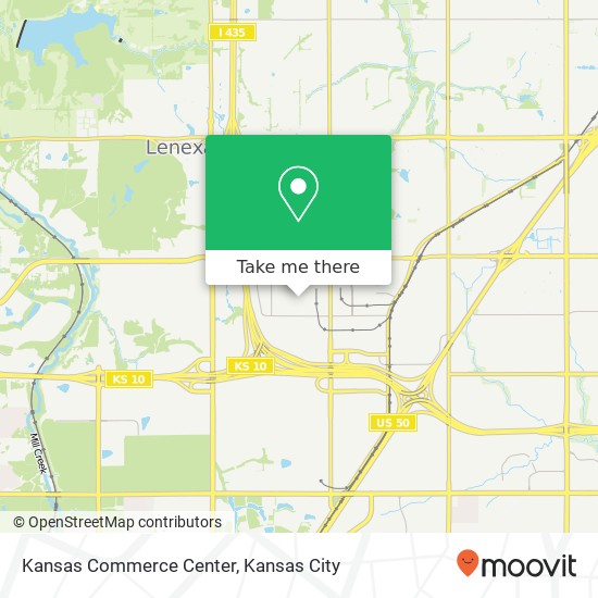 Kansas Commerce Center map