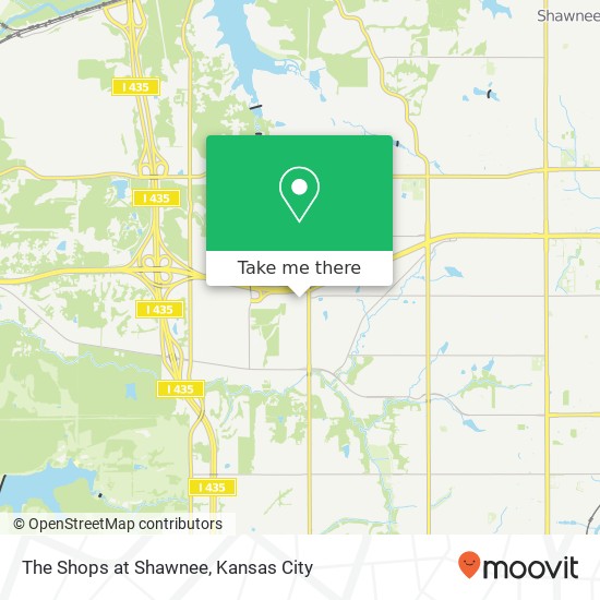 The Shops at Shawnee map