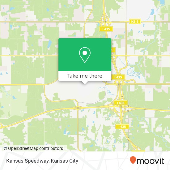 Kansas Speedway map