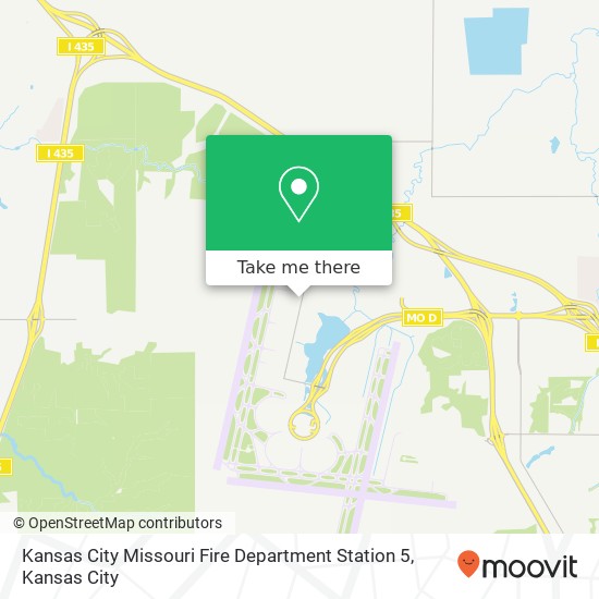 Mapa de Kansas City Missouri Fire Department Station 5