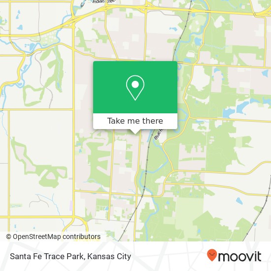 Mapa de Santa Fe Trace Park