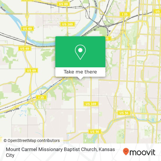 Mount Carmel Missionary Baptist Church map