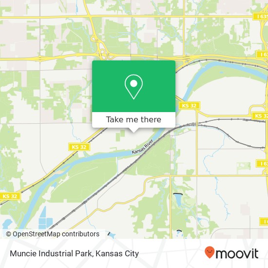 Mapa de Muncie Industrial Park