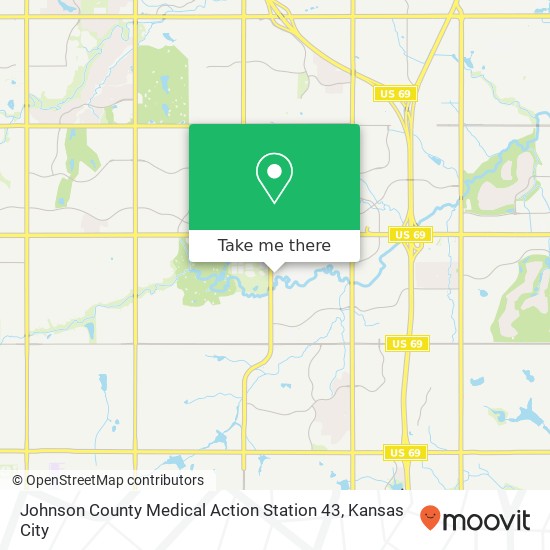 Johnson County Medical Action Station 43 map