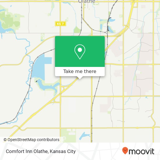 Mapa de Comfort Inn Olathe