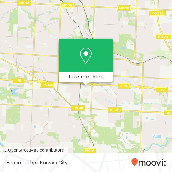 Econo Lodge map