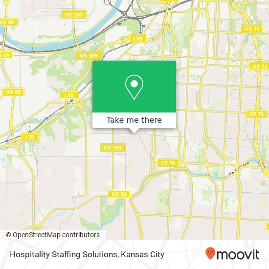 Hospitality Staffing Solutions map