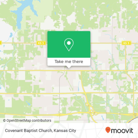 Mapa de Covenant Baptist Church