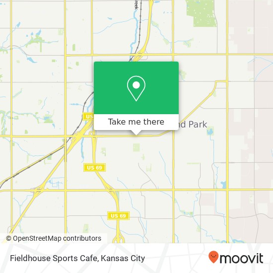 Fieldhouse Sports Cafe map