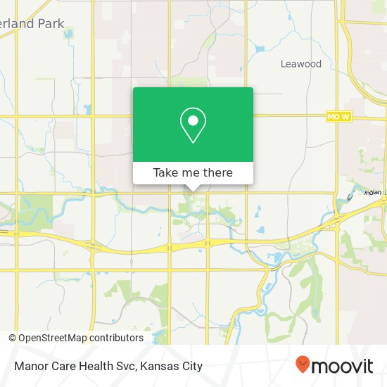 Manor Care Health Svc map