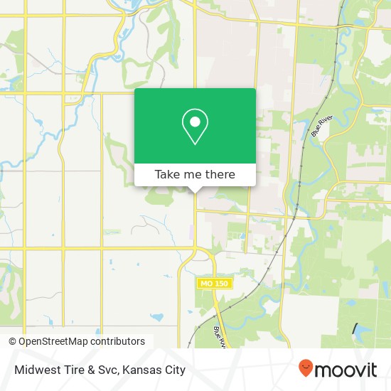 Midwest Tire & Svc map