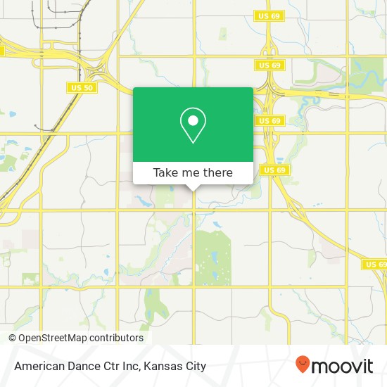 American Dance Ctr Inc map