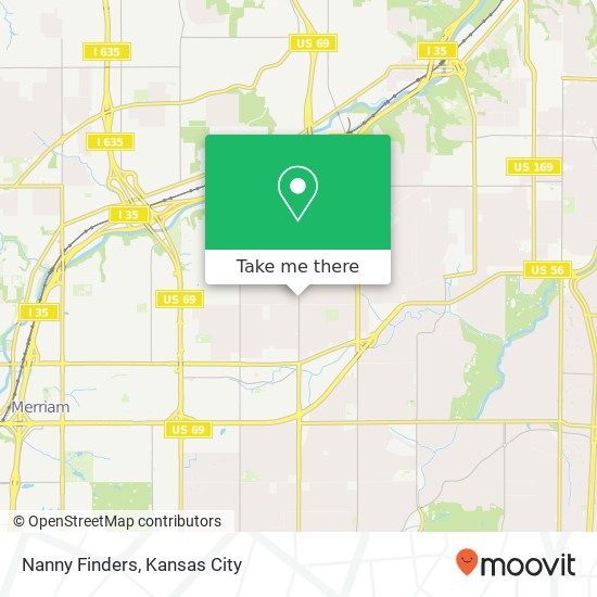 Nanny Finders map