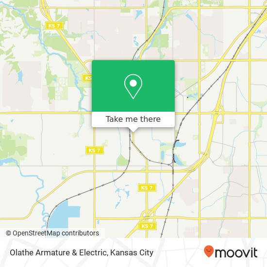 Olathe Armature & Electric map