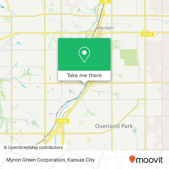 Myron Green Corporation map