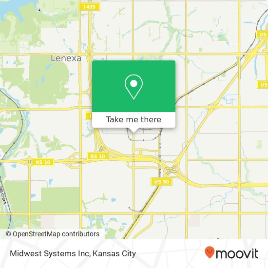 Mapa de Midwest Systems Inc