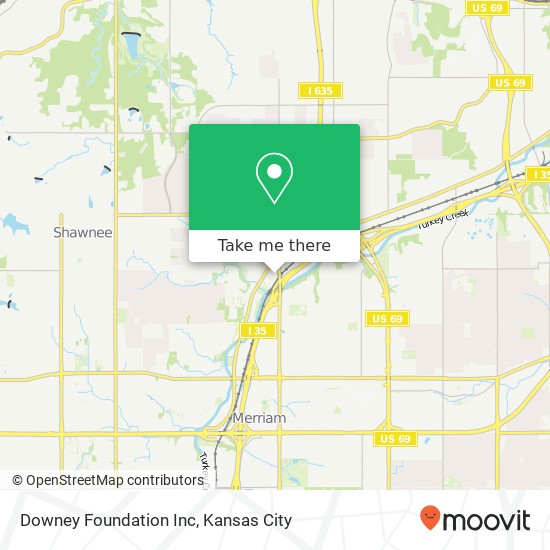 Downey Foundation Inc map