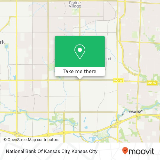 Mapa de National Bank Of Kansas City