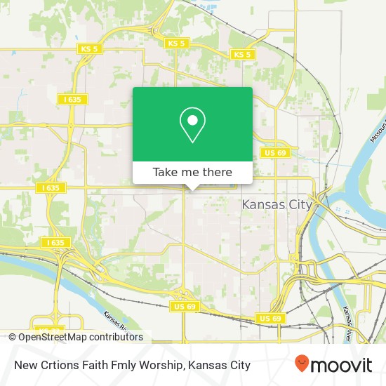 New Crtions Faith Fmly Worship map