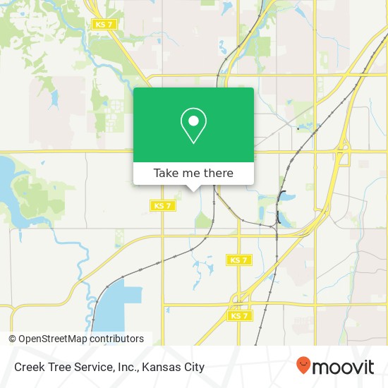 Creek Tree Service, Inc. map