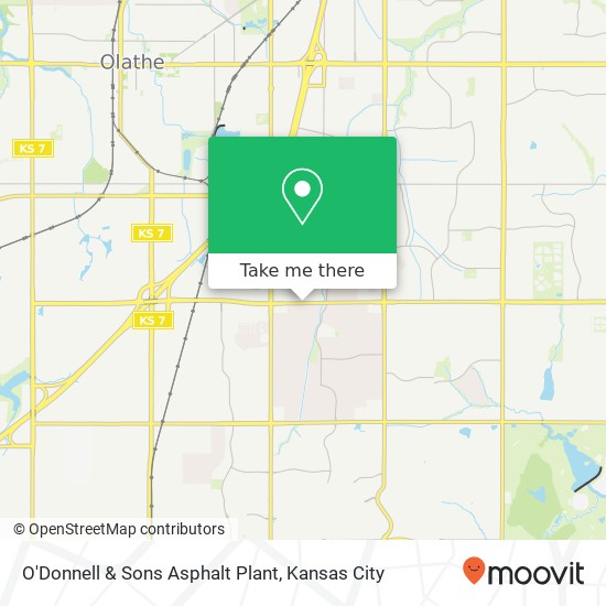 O'Donnell & Sons Asphalt Plant map