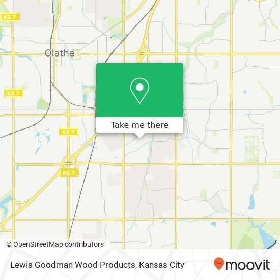 Lewis Goodman Wood Products map
