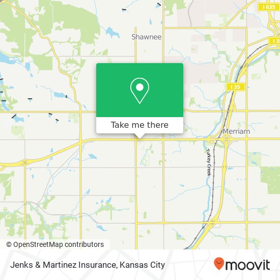 Jenks & Martinez Insurance map