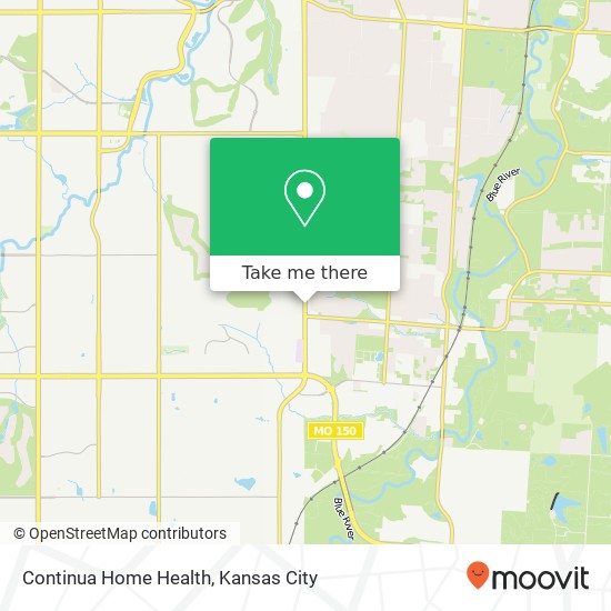 Mapa de Continua Home Health